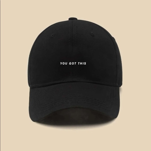 Delilah Wear Accessories - Black ball cap logo “ You Got This”